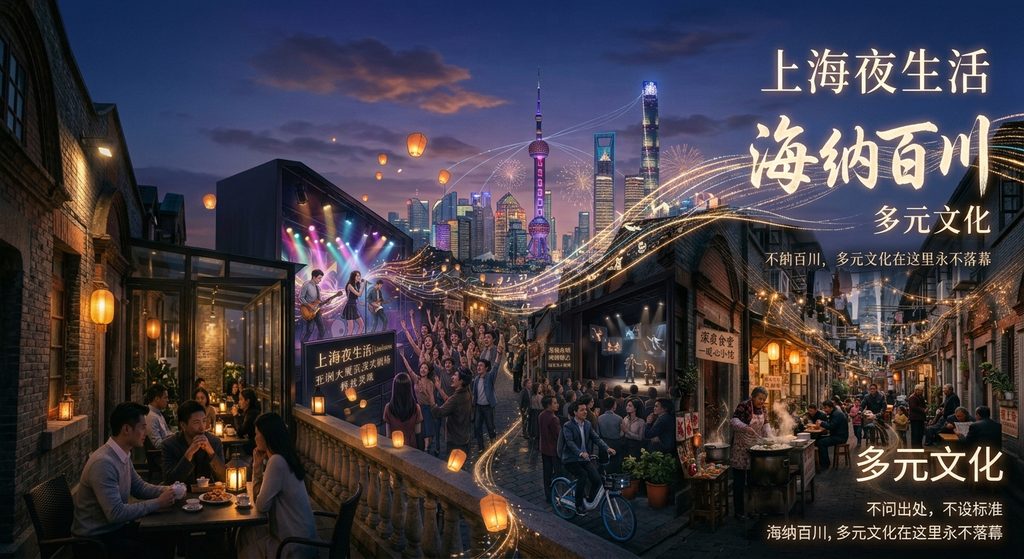 上海夜生活：海纳百川，多元文化在这里永不落幕